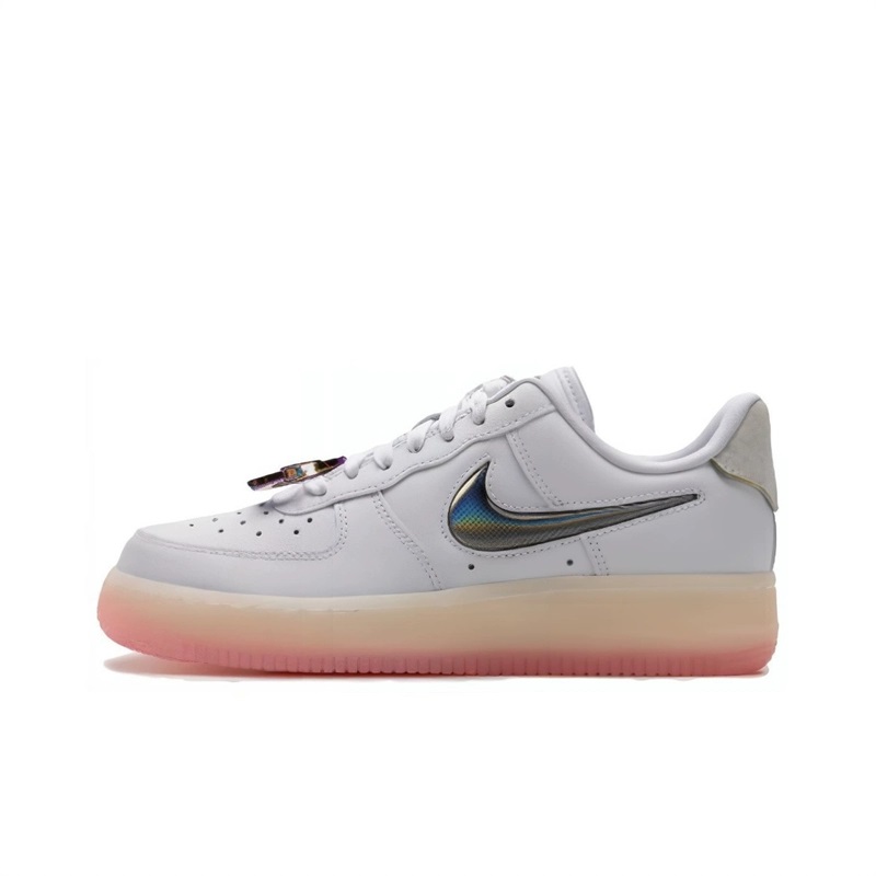 Nike耐克AF1空军一号龙年限定白粉女Air Force低帮板鞋FZ5741-191 - 图3