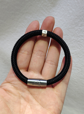 一缕青丝加头发新款龙鳞手绳手工编织可定制刻字520情侣礼物