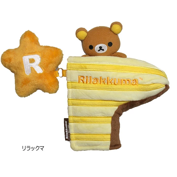 Япония импортированная Rilakkuma Easy Bear Golf Goller Прессование Поляризация Кольцевой Терминал Вдавливание Рингер Чехол