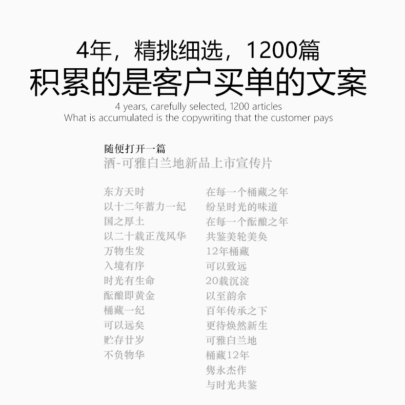 宣传片文案广告文本商业案例素材文字库精心整理新内容好文章翻翻 - 图2