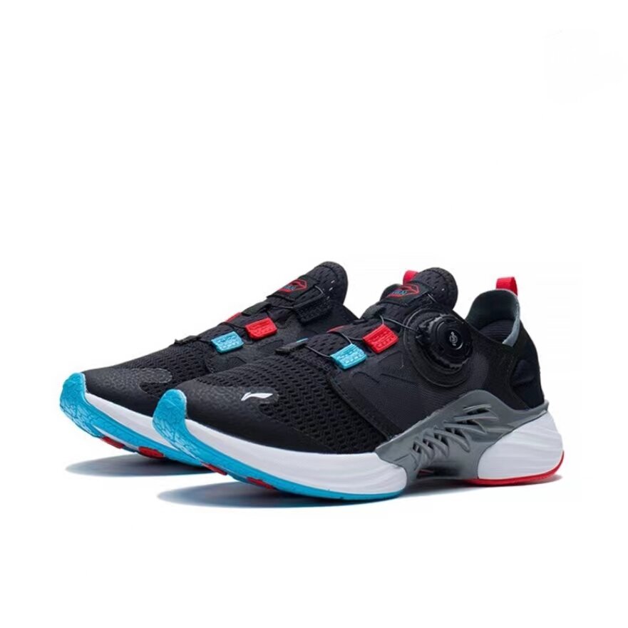 李宁 时尚 减震回弹防滑耐磨 网面透气 运动儿童鞋 - 图2