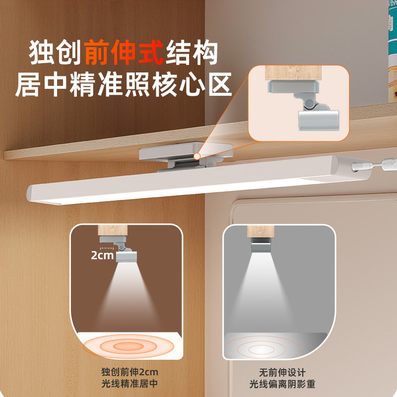 孩视宝全光谱护眼台灯儿童学习书桌可调节磁吸壁挂夹式灯AM53-24W