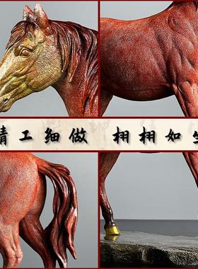 纯黄铜马到成功摆件十二生肖