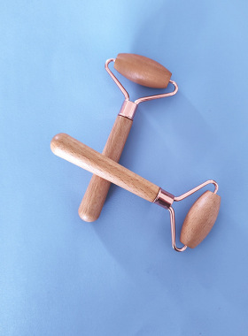 wood 按摩器榉木按摩便携全身脸部瘦脸仪木质滚轮