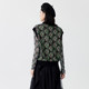 Gumu Xiyang fashionable knitted jacquard design vest for women autumn new artistic style age-reducing slimming vest