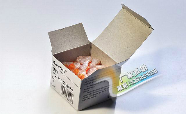 皇冠 3M接线子 UY2防水接线端子 K2网线电话线 网络连接头 100粒 - 图3