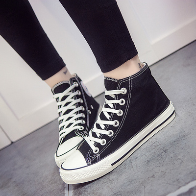 耐磨复刻大码潮鞋45 46 47码男女高帮帆布鞋1970s经典款舒适板鞋 - 图0