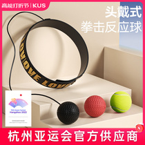 Boxing Reaction Ball Boxing Speed Ball Decompression of Hiding Flashover Training Equipment Home Boxing Headwear Reaction Target