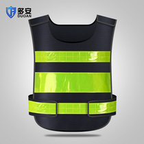 Mesh Reflective Safety Vest Traffic Breathable custom waistcoat Construction ground Tour Methodist Fluorescent Coat Riding Print