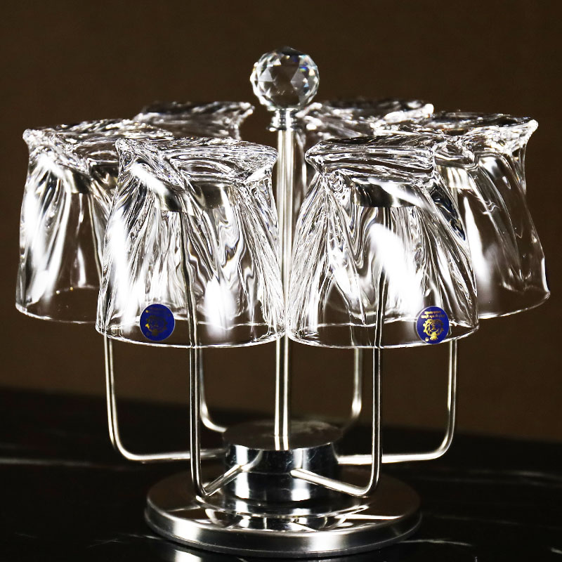 创意威士忌杯子水晶玻璃洋酒杯啤酒杯水晶酒杯套装欧式家用酒具 - 图3