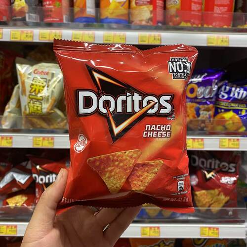 代购 多力多滋Doritos多乐脆玉米片芝士辣和不辣薯片山姆进口零食 - 图1