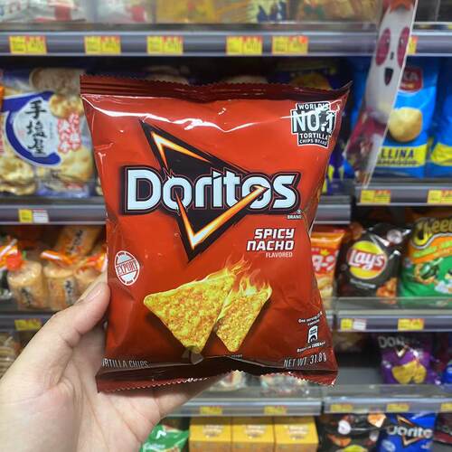 代购 多力多滋Doritos多乐脆玉米片芝士辣和不辣薯片山姆进口零食 - 图2