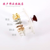 捷夕饰品 Аксессуар ручной работы, аксессуары, серьги, медные клипсы, DIY, без проколов ушей