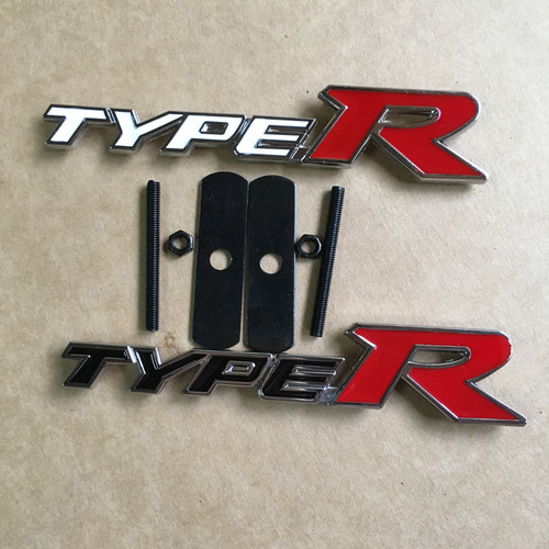 适用于本田改装金属中网标 TYPER车标思域飞度凌派思铂睿XRV缤智 - 图0