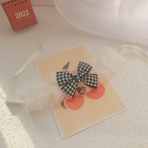 Шарф для принцессы, чокер, подвеска с бантиком