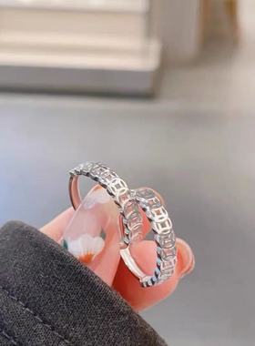 足银990招财进宝钱币戒指