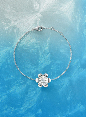 Witther原创小众花朵手链轻奢高级设计手饰情人节生日送女友礼物