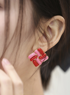 SOL DE VERANO蕃秀 奎尔·童趣耳钉复古设计感纯银小众耳环送女友