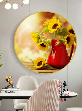 画世纪餐厅新中式有框餐厅装饰画