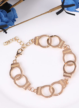 韩版新款手链学生简约手铐姐妹