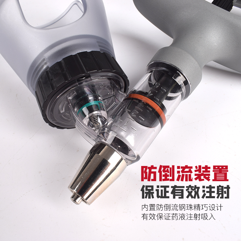 进口兽用连续注射疫苗器注射枪自动可调猪鸡牛羊用注射器进针器 - 图2