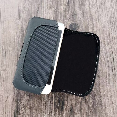 真皮手机挂腰皮套荔枝纹横款穿皮带万能皮套老人腰包通用7.0 厂家通用腰包3.2  4.0 5.0 5.5 6.0 6.5 - 图2