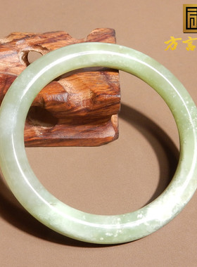 青海老料烟紫翠三色意境58mm手镯