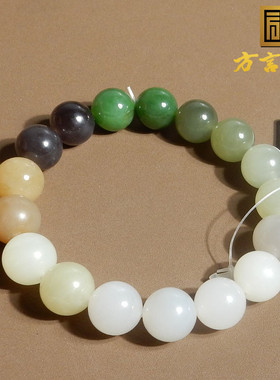新疆多宝碧玉黄糖等手串12mm手链