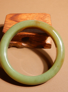 新疆且末青黄口带糖59mm精品手镯