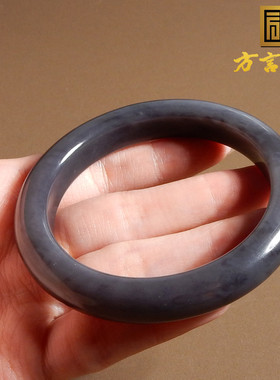 青海烟紫帝王紫卡57mm正圈手镯