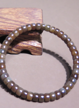 新疆且末满红糖玉6mm直切珠手串