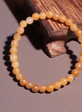 和田玉且末料细润高脂糖白玉手串