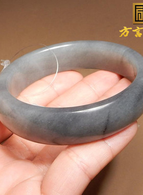 方言和田玉新疆白玉青花籽料手镯