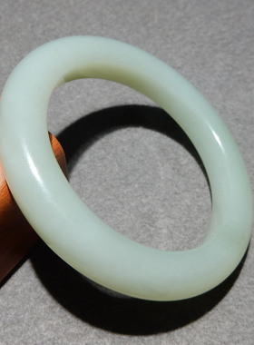 方言和田玉且末蓝油润手镯