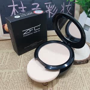 专柜正品 ZFC丝滑干湿两用粉饼粉底 遮瑕定妆控油 修容干粉