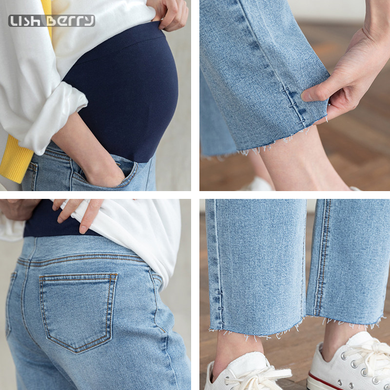 孕妇外穿秋冬2020韩版新款直筒裤子 lishberry孕妇直筒裤