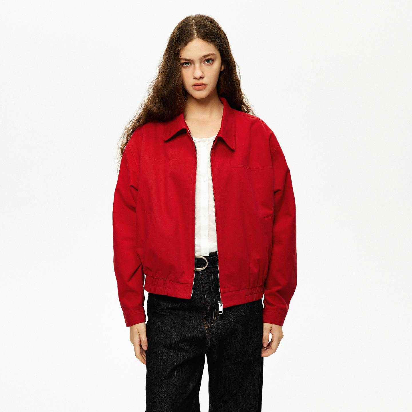 男道美式复古短款夹克外套女2025秋季宽松翻领纯棉休闲宽松上衣潮,淘宝优惠券,粉丝福利购,淘宝优惠卷