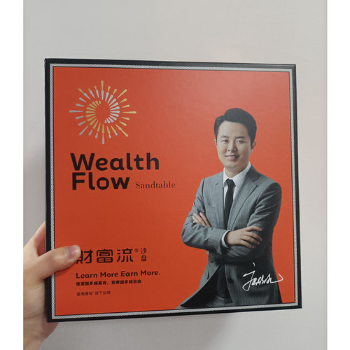 财富流沙盘2.0版本自由新版财富流桌游财商游戏送手提袋顺丰包邮财富流英文版 - 图2