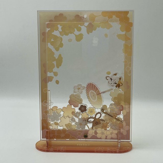 Fukuya and Feng Sakura Acrylic Shaking Rakuten Mi Storage Stand Ornaments Kerako Anime Surroundings