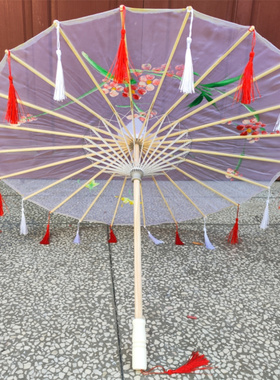 踏浪舞蹈伞透明流苏伞舞蹈伞伞舞