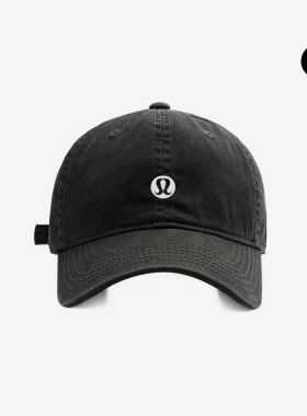 LULU四季全棉纯色棒球帽软顶显瘦