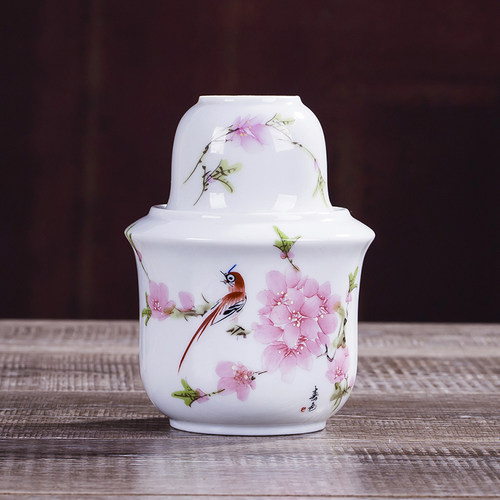 景德镇陶瓷中式仿古酒具 暖酒器暖黄酒白酒杯热酒壶 烫酒壶家用 - 图1