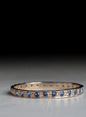 戒指eternity◇真正蓝色托帕石