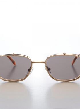 美国代购复古金色阅读太阳镜