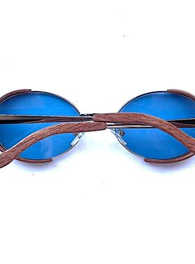 偏光防紫外线桃花心木太阳眼镜