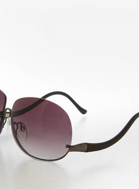 美国代购古着波西米亚圆形太阳镜