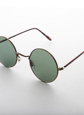 美国代购圆形复古嬉皮墨镜