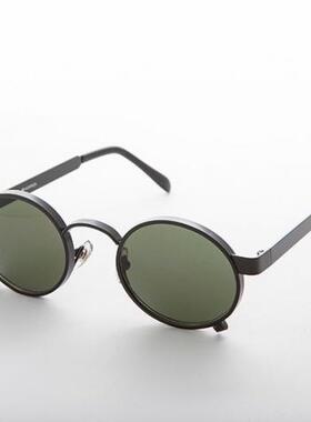 美国代购复古哥特金属框太阳镜