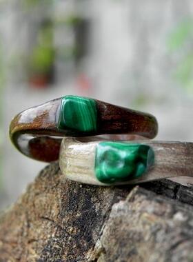 乌克兰代购手作复古森林孔雀石