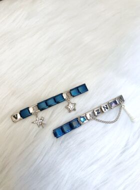 意大利模块手链周震南应援名字首字母话筒南极星照片定制